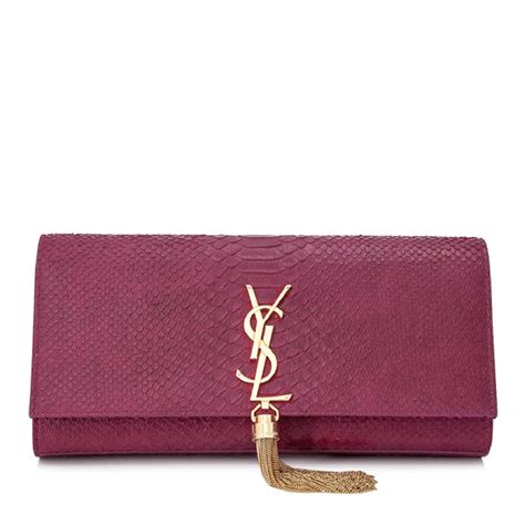 burgundy ysl clutch|ysl handbag clutch.